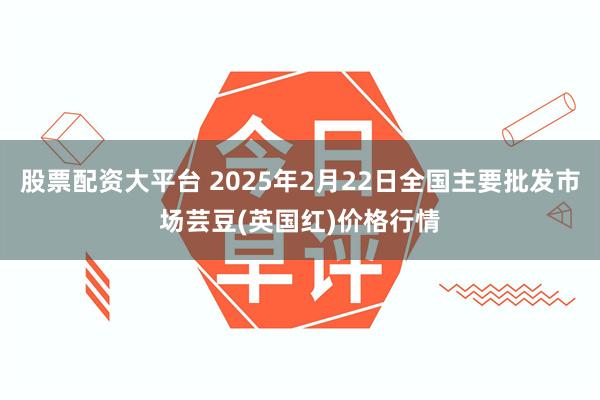 股票配资大平台 2025年2月22日全国主要批发市场芸豆(英国红)价格行情